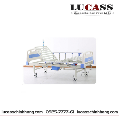 Giường Bệnh Nhân Có Bô 3 Tay Quay Lucass GB-C43