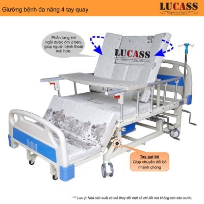 Giường bệnh nhân đa năng Lucass GB-C41