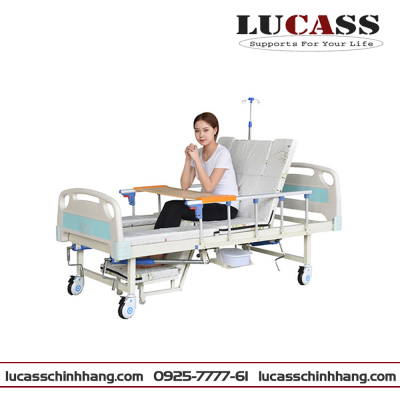 Giường Y Tế 4 Tay Quay Đa Năng Lucass GB-C31