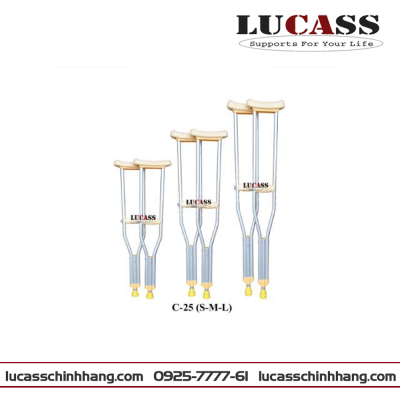 Nạng tập đi Lucass C-25