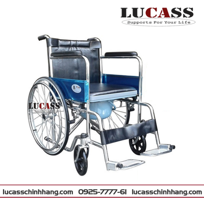 Xe Lăn Tay Có Bô Vệ Sinh Lucass X6