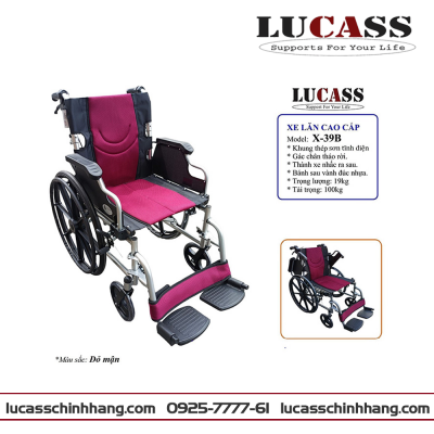 Xe Lăn Tay Lucass X-39B