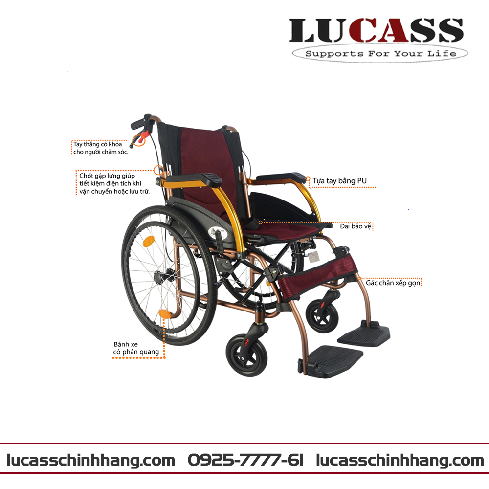xe lăn lucass X-65